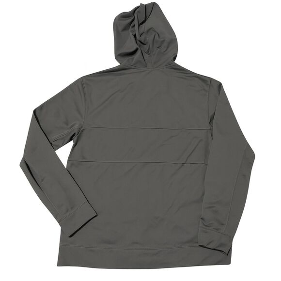 Adidas Jacket XL Gray Nylon Fleece Hooded Windbreaker Gorpcore Activewear - Picture 8 of 8